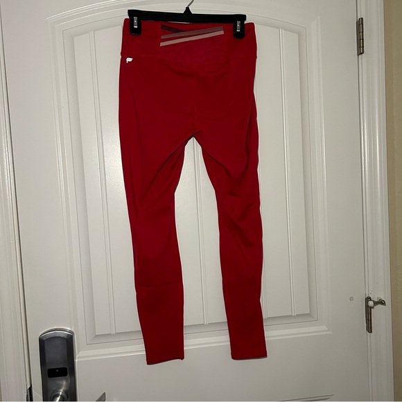 Fabletics Red Oasis Motion365 Pureluxe High-Waisted Leggings Size Medium - Picture 3 of 8